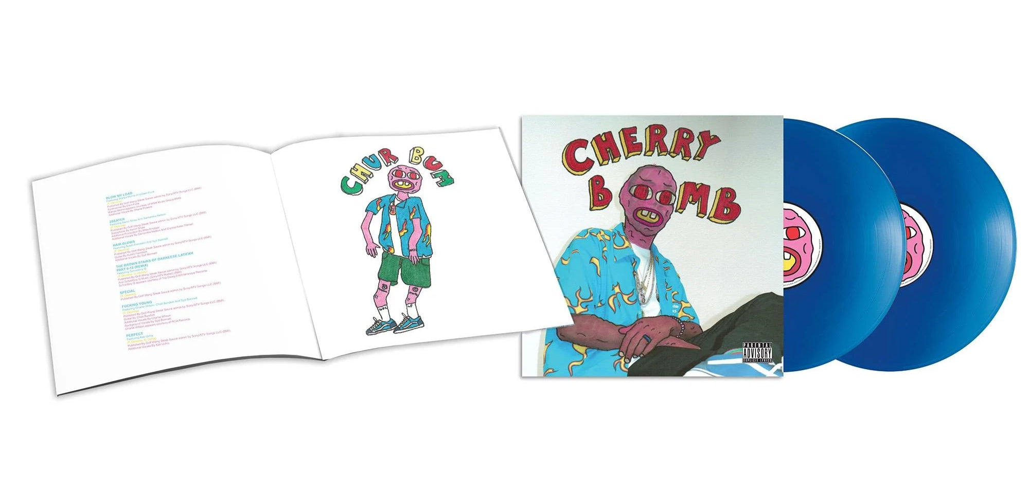 Cherry Bomb: Mask Cover (Blue Vinyl)