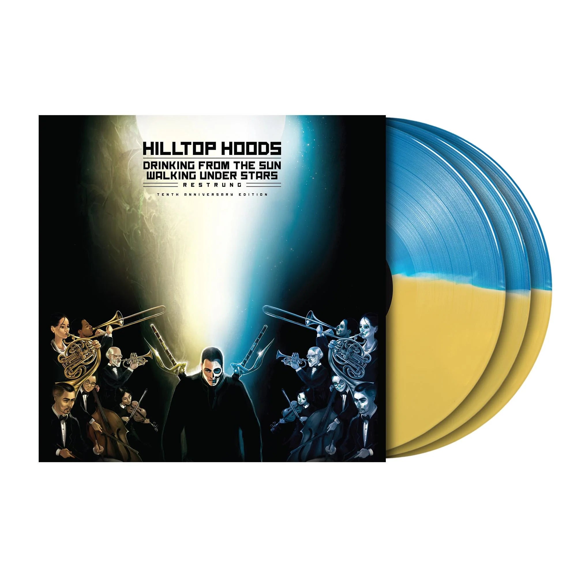 Drinking From The Sun, Walking Under Stars Restrung (10th Yellow & Blue Anniversary Vinyl)
