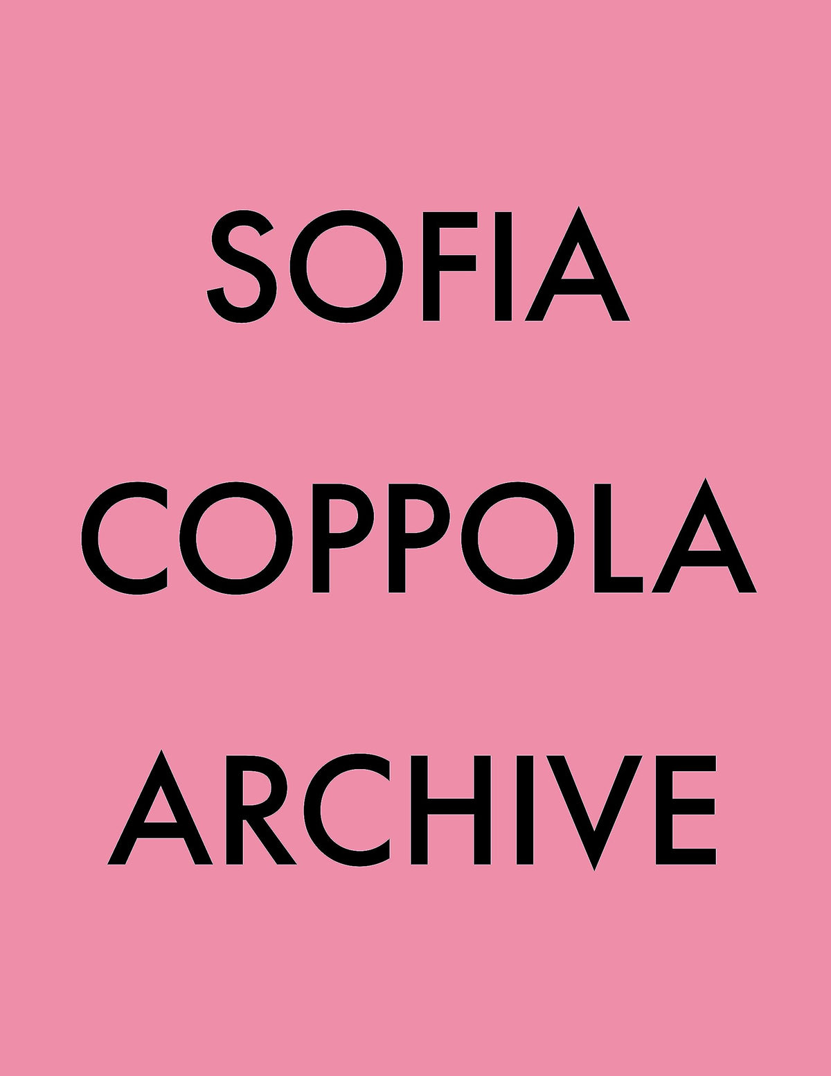 Archive by Sofia Coppola