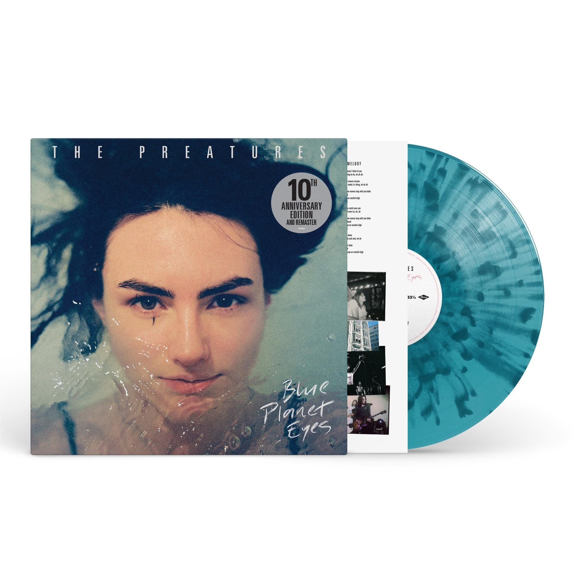 Blue Planet Eyes 10th Anniversary Electric Blue Transparent Glitter (Vinyl)