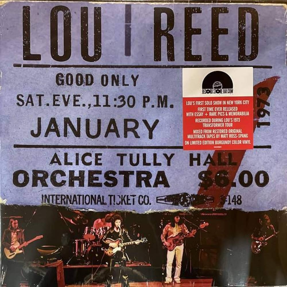 Lou Reed: Live At Alice Tully Hall (Vinyl)