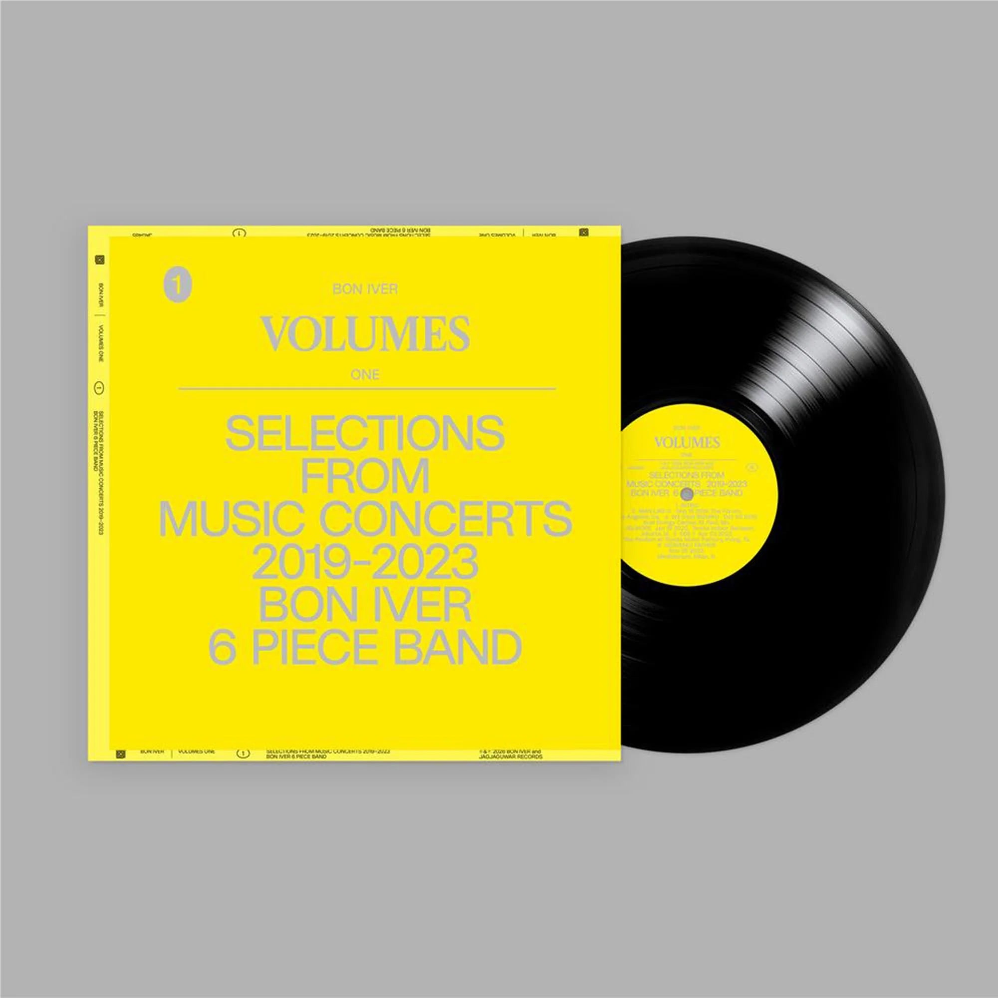 VOLUMES: ONE Selections from music concerts 2019-2023 Bon Iver 6 piece band (Vinyl)