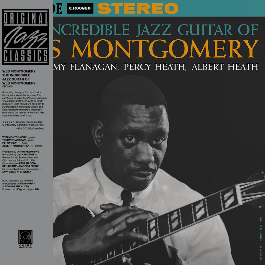 The Incredible Jazz Guitar Of Wes Montgomery (Vinyl)