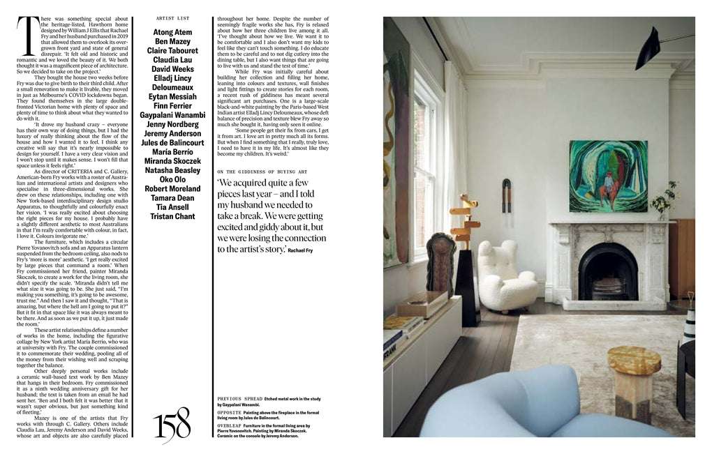 Collecting: Living with art