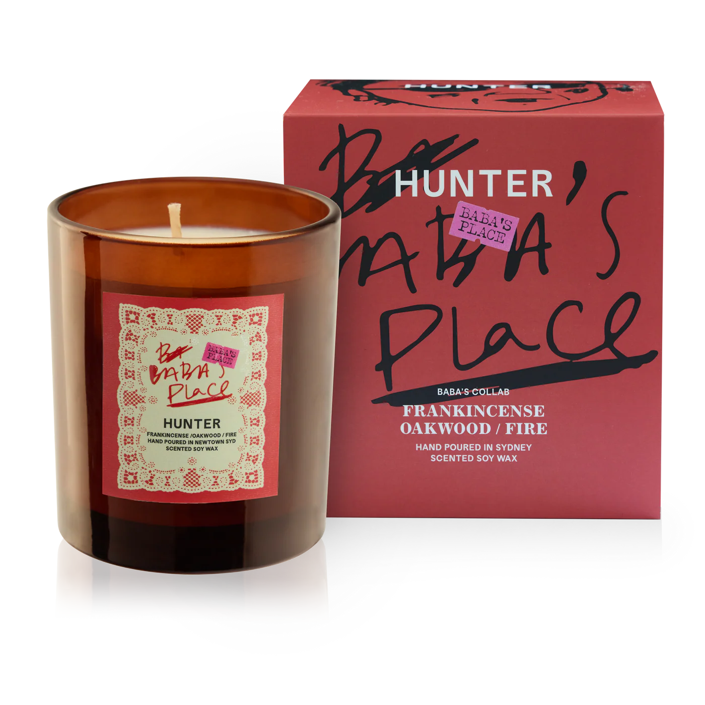 Hunter Candle: Baba's Collab