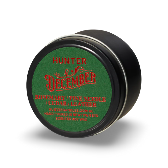 Hunter Candle: December (Travel Tin)