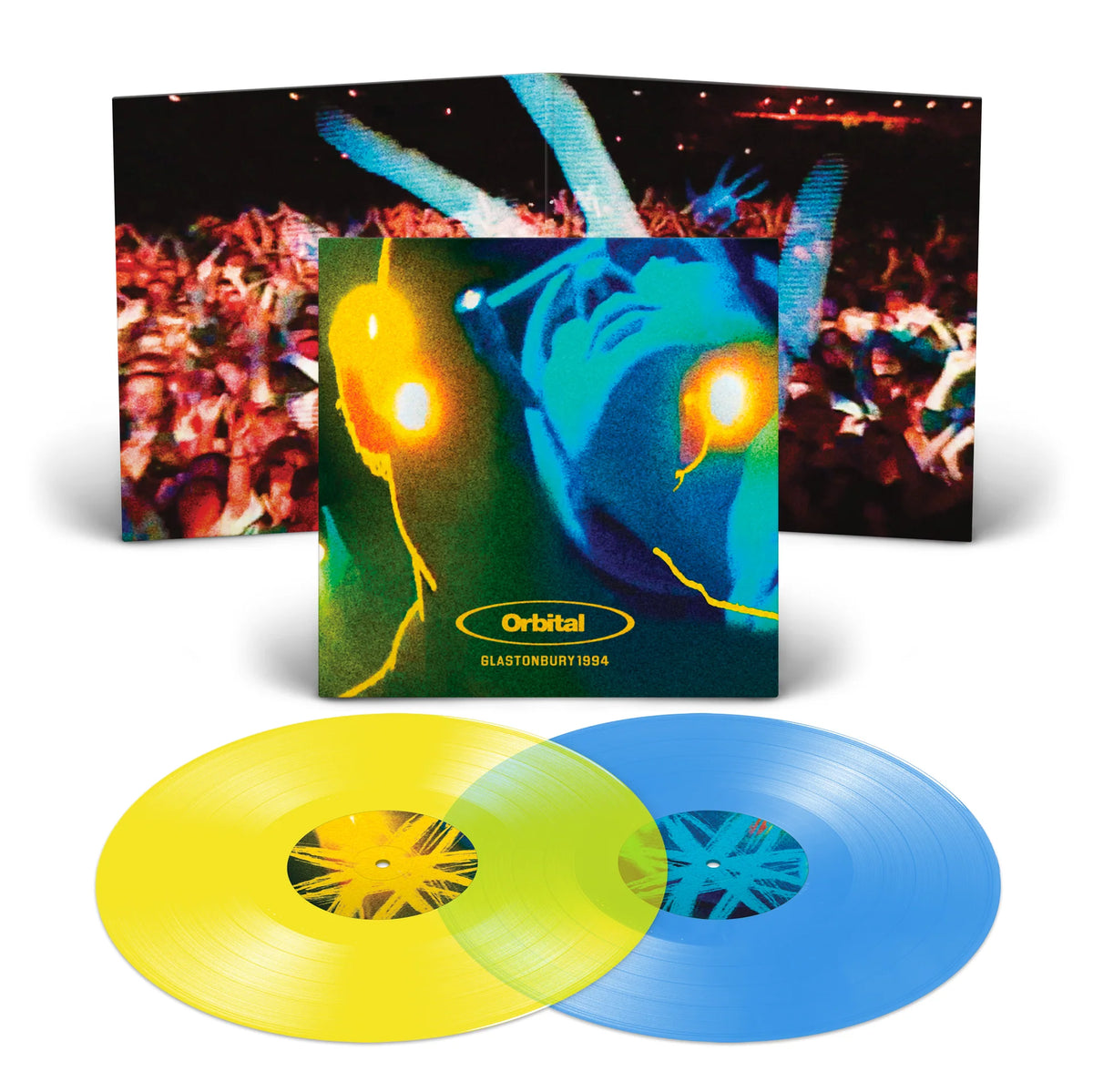 Orbital - Live At Glastonbury 1994 (Limited Clear Yellow & Blue Vinyl)