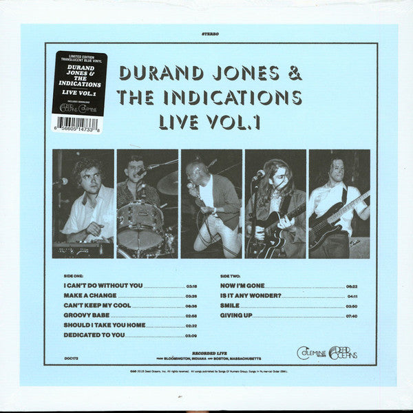 Durand Jones & The Indications Live Vol. 1 (Vinyl)