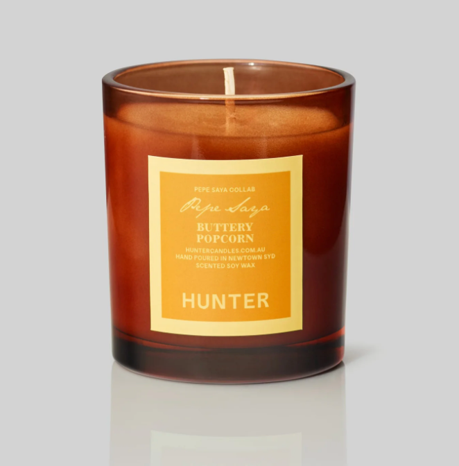 Hunter Candle: Pepe Saya Buttery Popcorn
