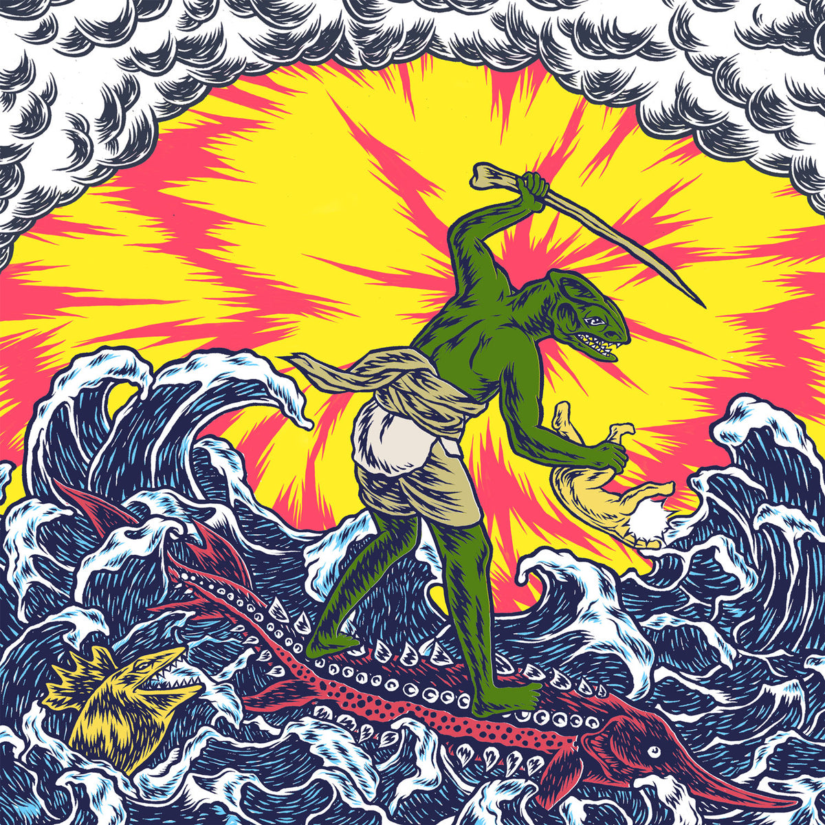 Teenage Gizzard (Gold & Black Swirl Vinyl)